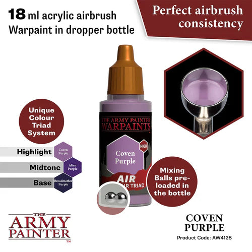 Army Painter Warpaints Acrylic Air Coven Purple