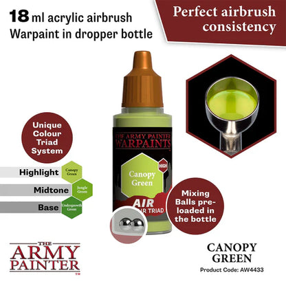 Army Painter Warpaints Acrylic Air Canopy Green