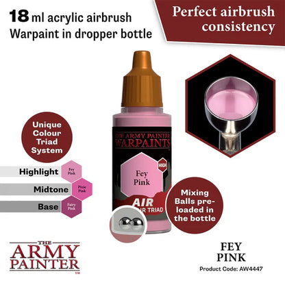 Army Painter Warpaints Acrylic Air Fey Pink