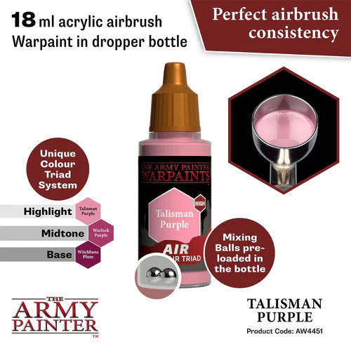 Army Painter Warpaints Acrylic Air Talisman Purple