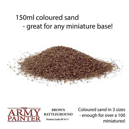 Army Painter Battlefields: Brown Battleground Sand Basing 150ml