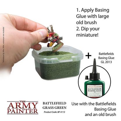 Army Painter Battlefields: Grass Green Flock Basing 150ml
