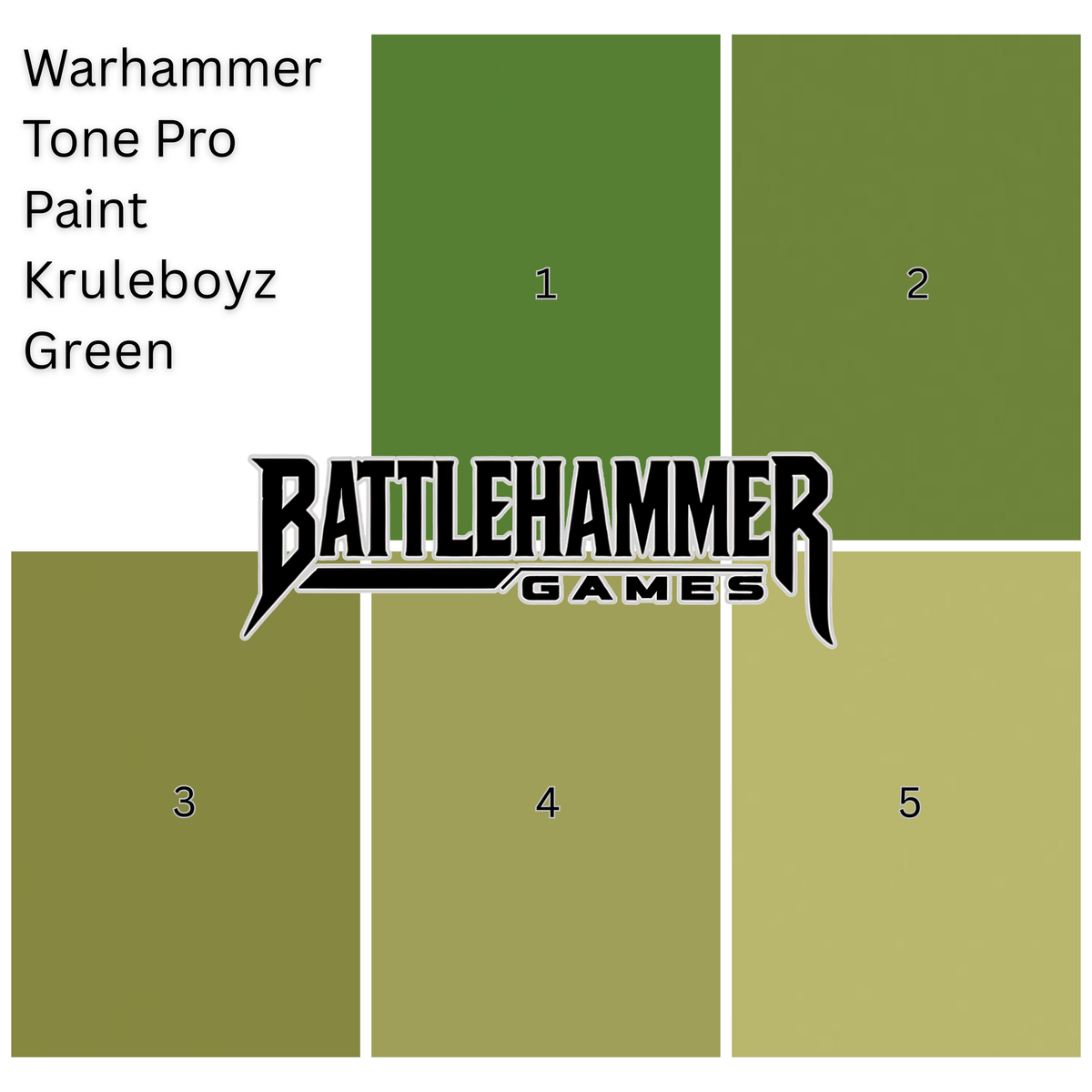 Warhammer Tone Pro Paint Kruleboyz Green 1 12Ml