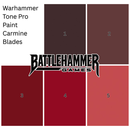 Warhammer Tone Pro Paint Carmine Blades 3 12Ml
