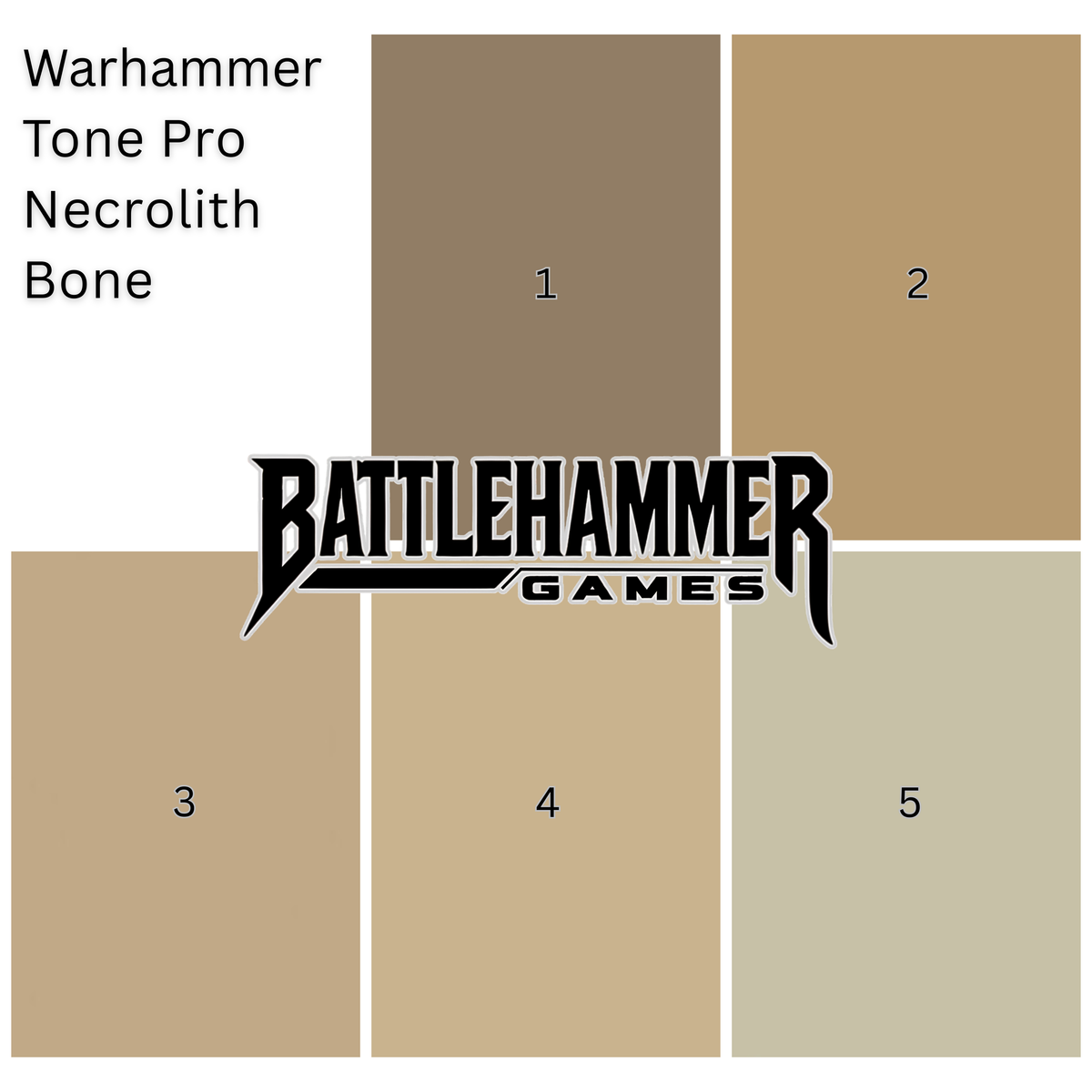 Warhammer Tone Pro Paint Necrolith Bone 1 12Ml