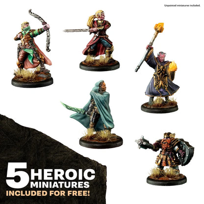 Army Painter Adventure Starter Role-Playing Paint Set with Miniatures
