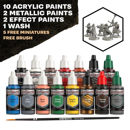 Army Painter Adventure Starter Role-Playing Paint Set with Miniatures