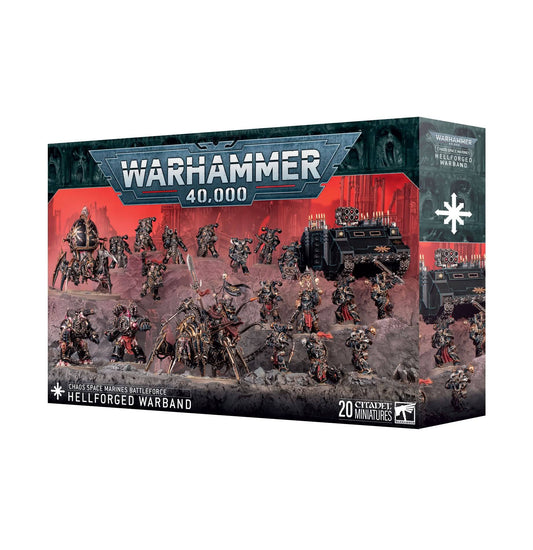 CHAOS SPACE MARINES HELLFORGED WARBAND CHRISTMAS BATTLEFORCE BOX