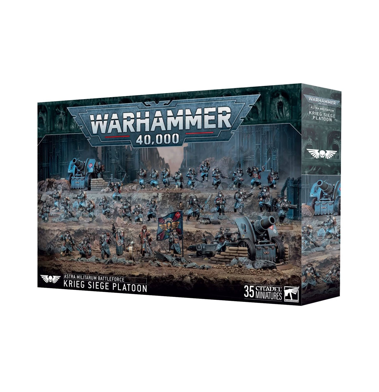 ASTRA MILITARUM KRIEG SIEGE PLATOON CHRISTMAS BATTLEFORCE BOX