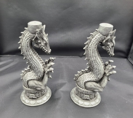 Myths & Legends Dragon Summit Collection Candleholders