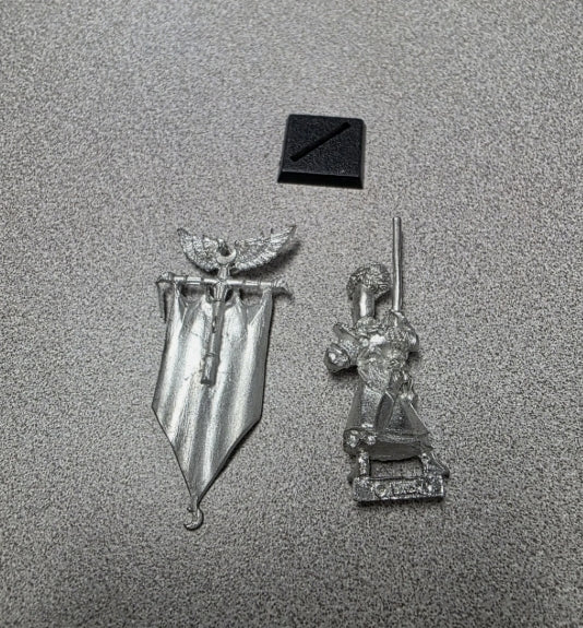 High Elves Army Standard Bearer OOP Metal 2002 Rare ToW
