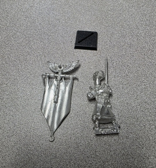 High Elves Army Standard Bearer OOP Metal 2002 Rare ToW