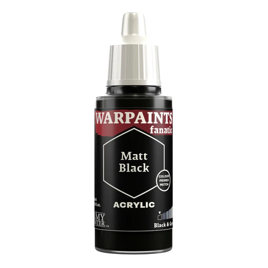 Army Painter Warpaints Fanatic Acrylic Matt Black