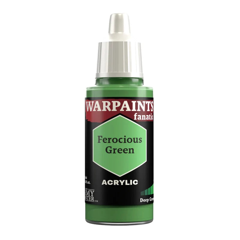 Army Painter Warpaints Fanatic Acrylic Ferocious Green