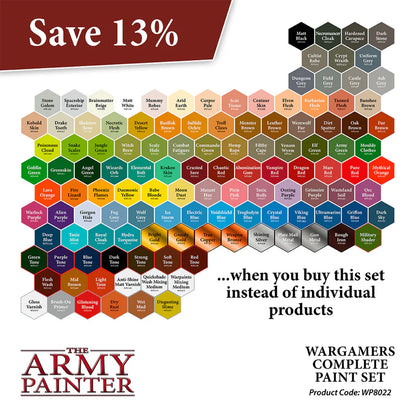Army Painter Wargamers Complete Paint Set