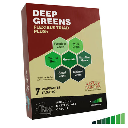 Warpaints Fanatic Flexible Triad Plus+ Deep Greens