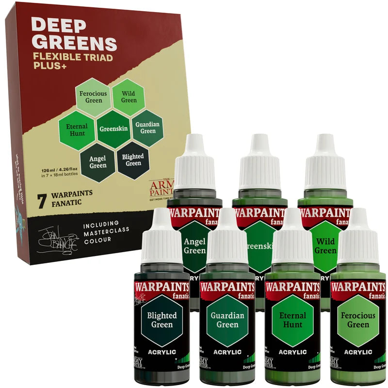 Warpaints Fanatic Flexible Triad Plus+ Deep Greens