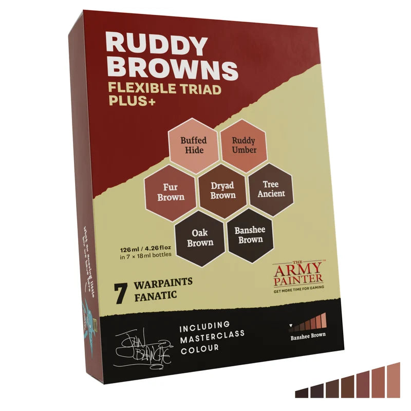 Warpaints Fanatic Flexible Triad Plus+ Ruddy Browns