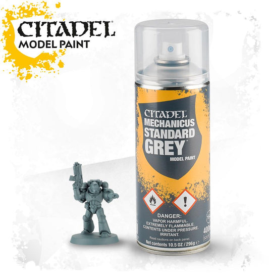 Citadel Clour Paint Spray Mechanicus Standard Grey