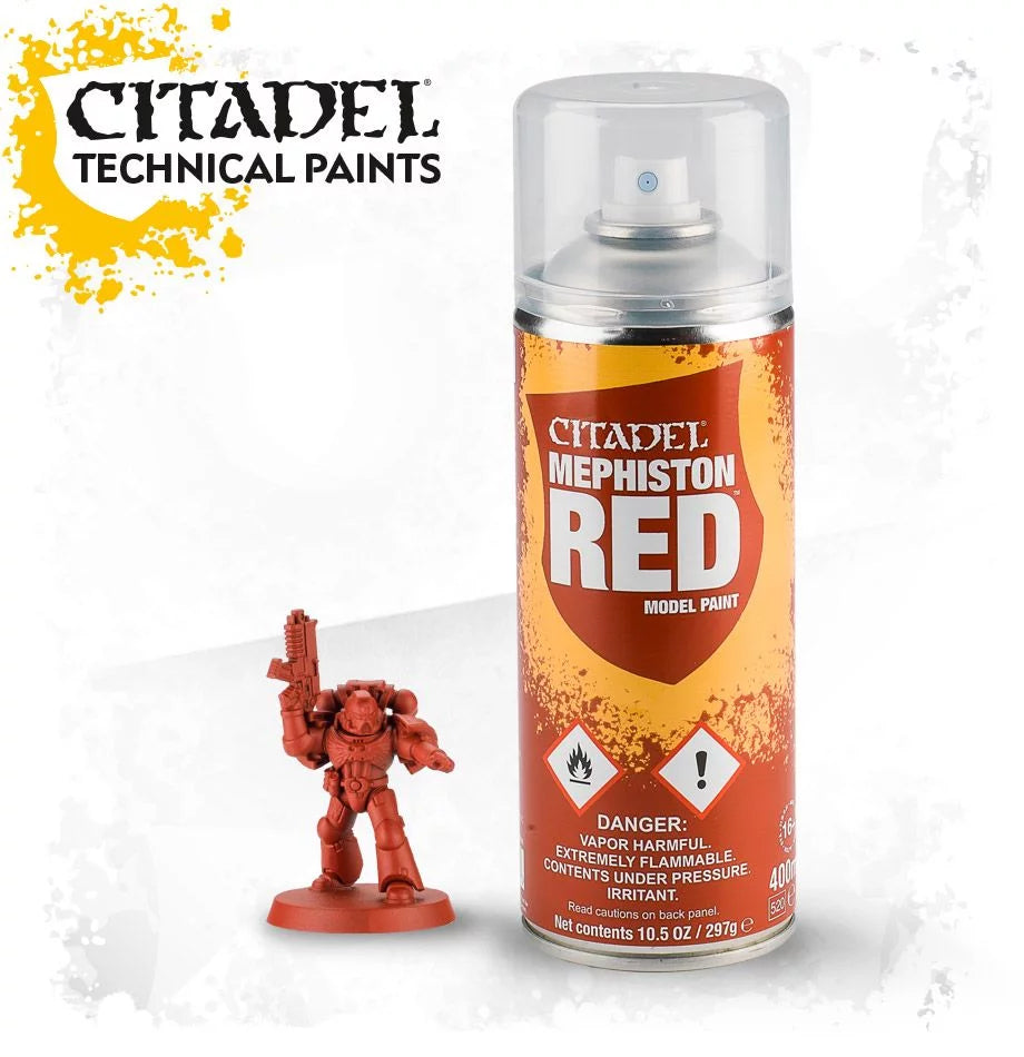 Citadel Clour Paint Spray Mephiston Red