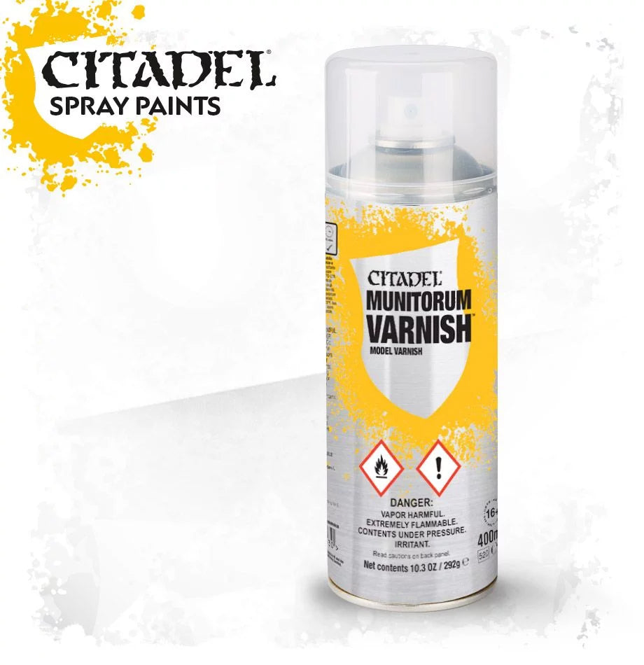 Citadel Clour Paint Spray Munitorum Varnish