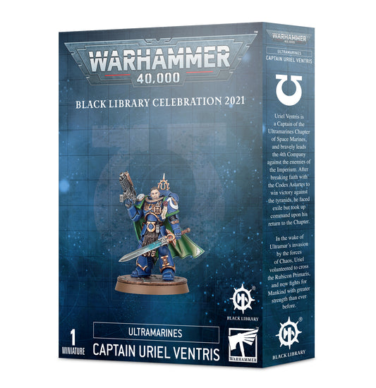 Ultramarines Captain Uriel Ventris Black Library 2021 OOP Sealed
