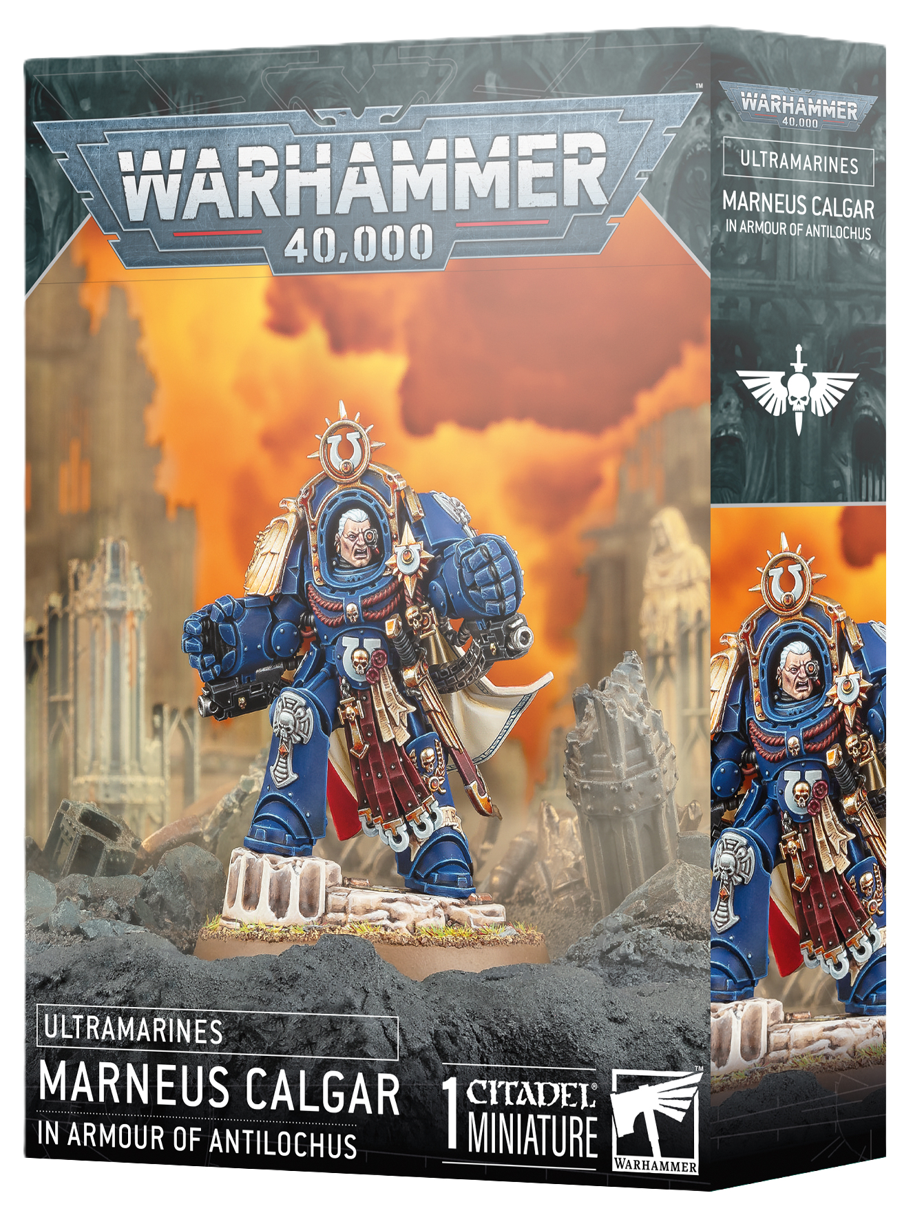 Ultramarines Marneus Calgar in Armour of Antilochus Pre-Order Ships 11/8