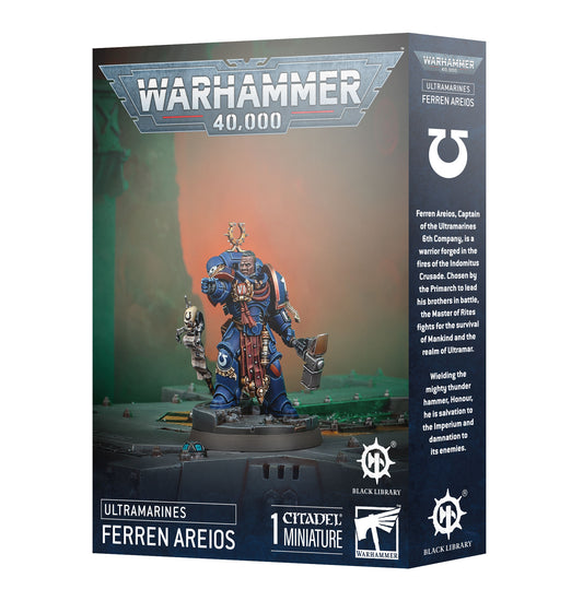 Ultramarine Captain Ferren Areios Pre-Order Ships 12/6
