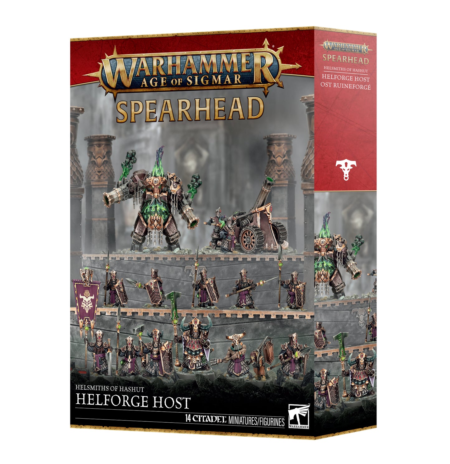 Spearhead Helsmiths of Hashut Helforge Host Pre-Order ships 1/17