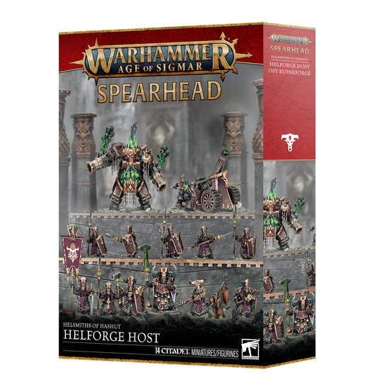 Spearhead Helsmiths of Hashut Helforge Host Pre-Order ships 1/17