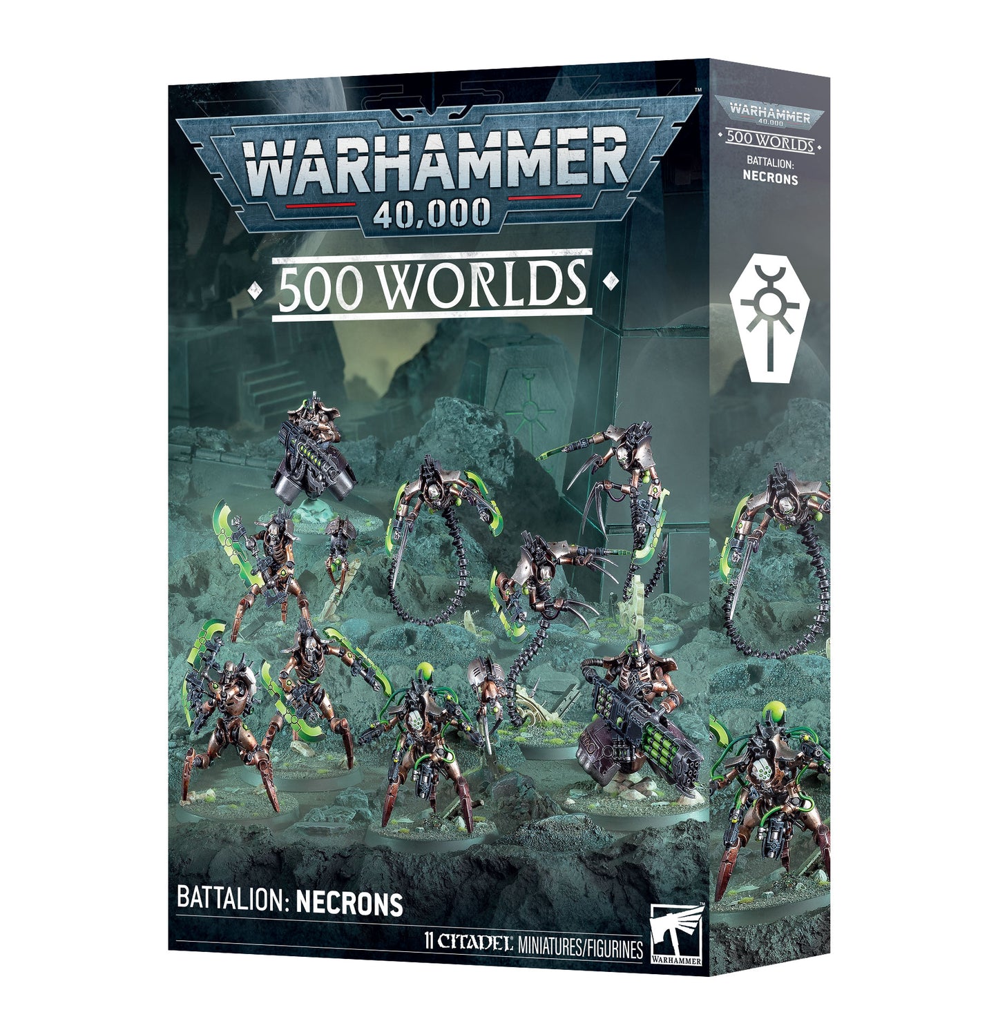 Necrons 500 Worlds Necrons Battalion Pre-Order Ships 1/24