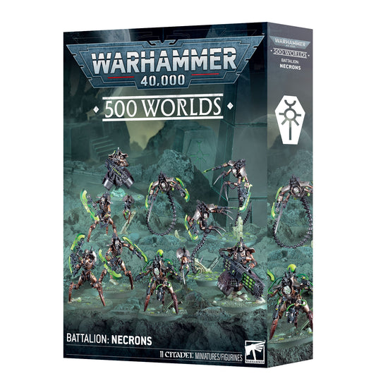 Necrons 500 Worlds Necrons Battalion Pre-Order Ships 1/24