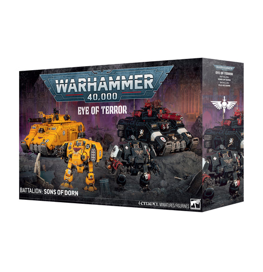 Warhammer 40k Eye Of Terror Battalion Sons of Dorn Pre-Order Ships 4/18