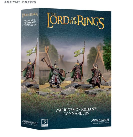 Middle Earth Warriors Of Rohan Commanders Pre-Order Ships 7/18