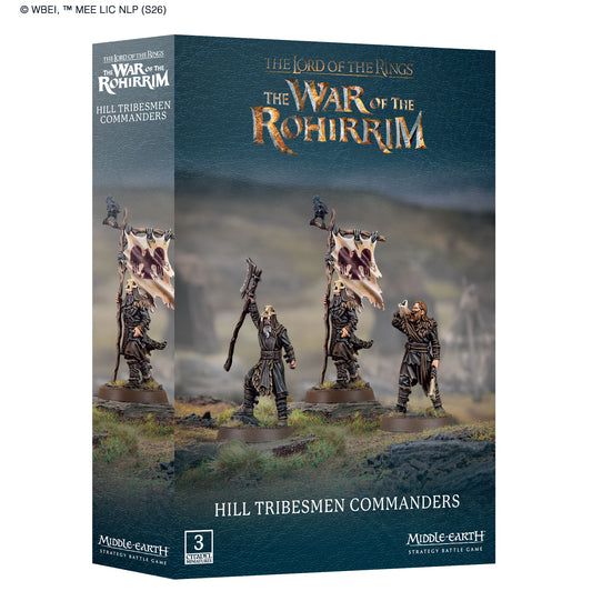 Middle Earth Hill Tribesmen Commanders Pre-Order Ships 7/18