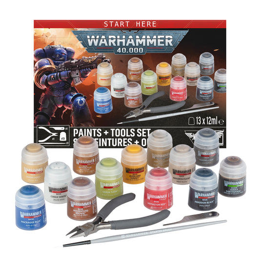 Warhammer 40k Paints Plus Tools Set 2026 Pre-Order Ships 7/25