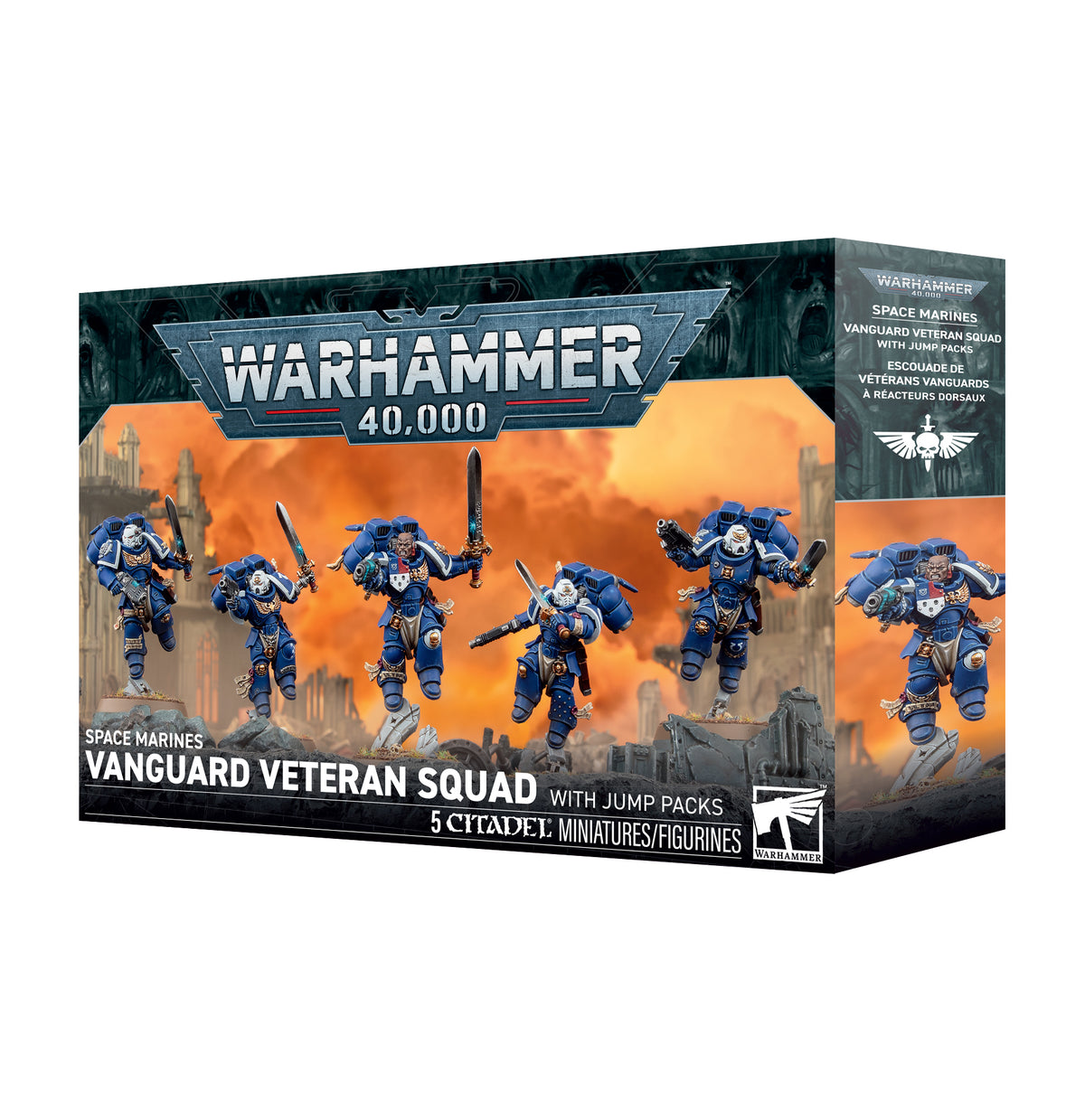 Space Marines Vanguard Veteran Squad with Jump Packs Pre-Order Ships 10/3