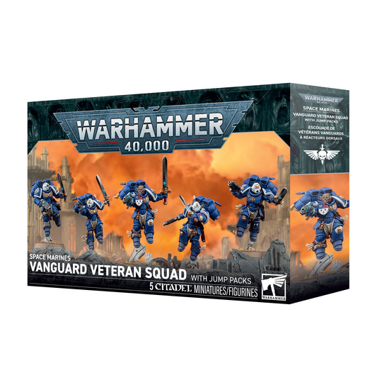 Space Marines Vanguard Veteran Squad with Jump Packs Pre-Order Ships 10/3