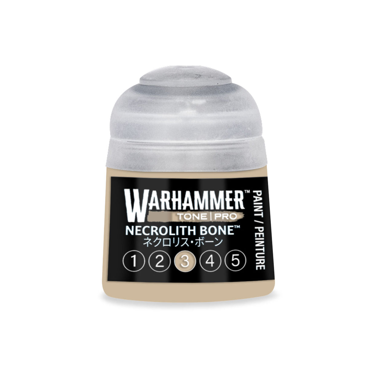 Warhammer Tone Pro Paint Necrolith Bone 3 12Ml