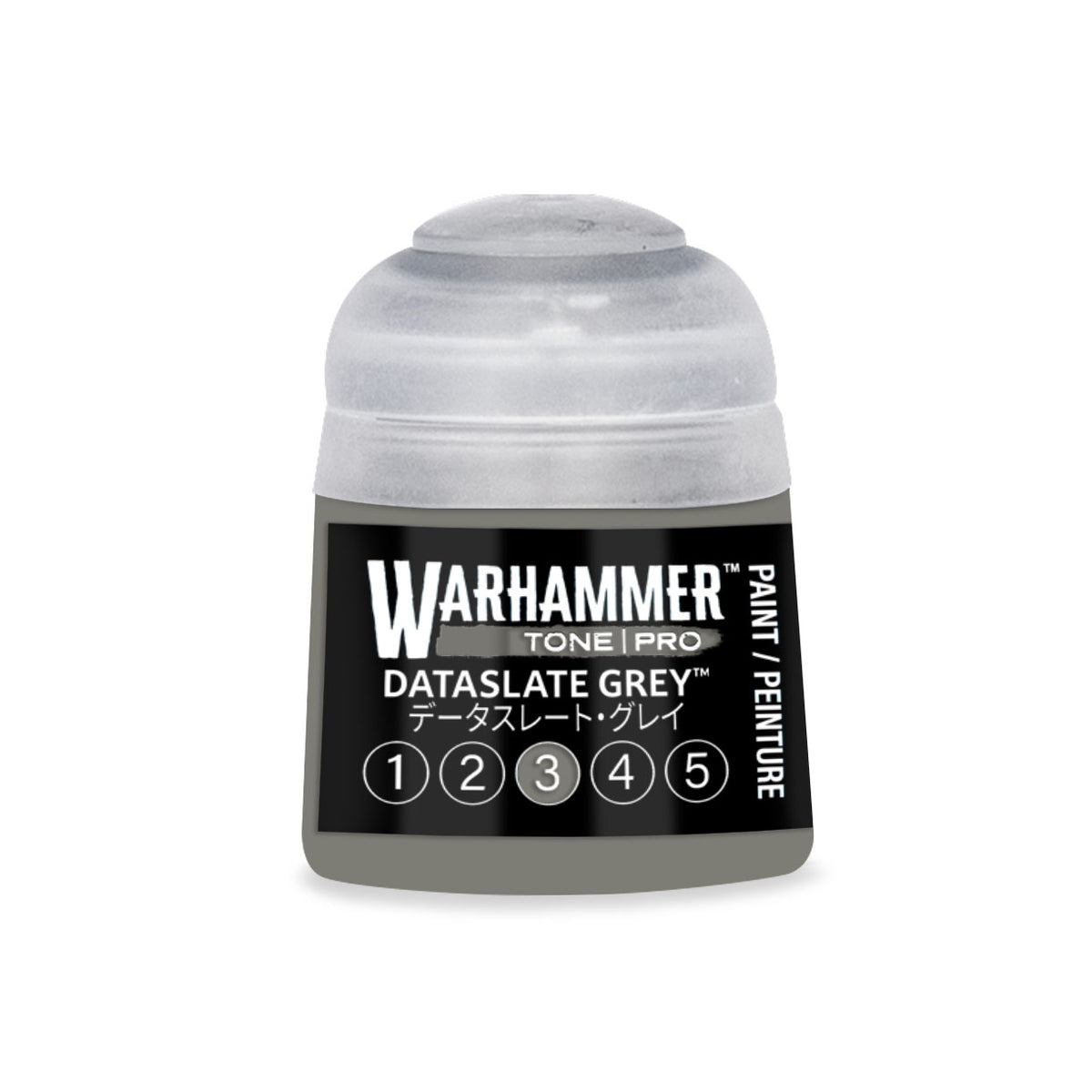 Warhammer Tone Pro Paint Dataslate Grey 3 12Ml