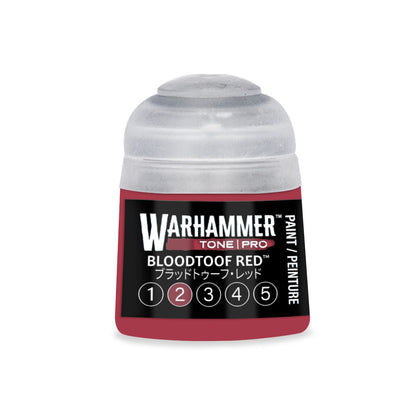 Warhammer Tone Pro Paint Bloodtoof Red 2 12Ml
