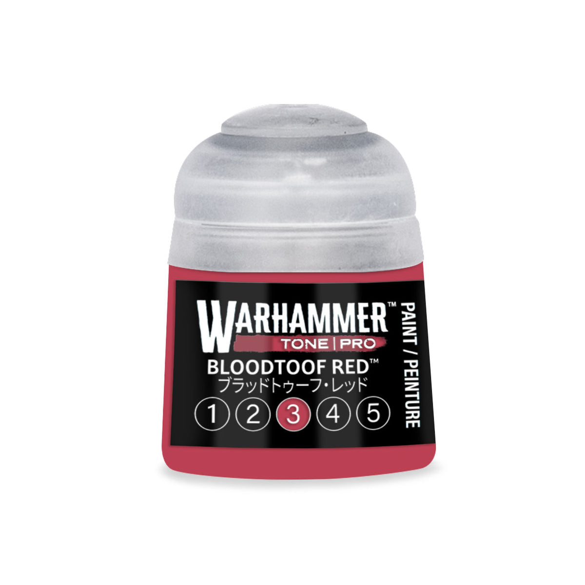 Warhammer Tone Pro Paint Bloodtoof Red 3 12Ml