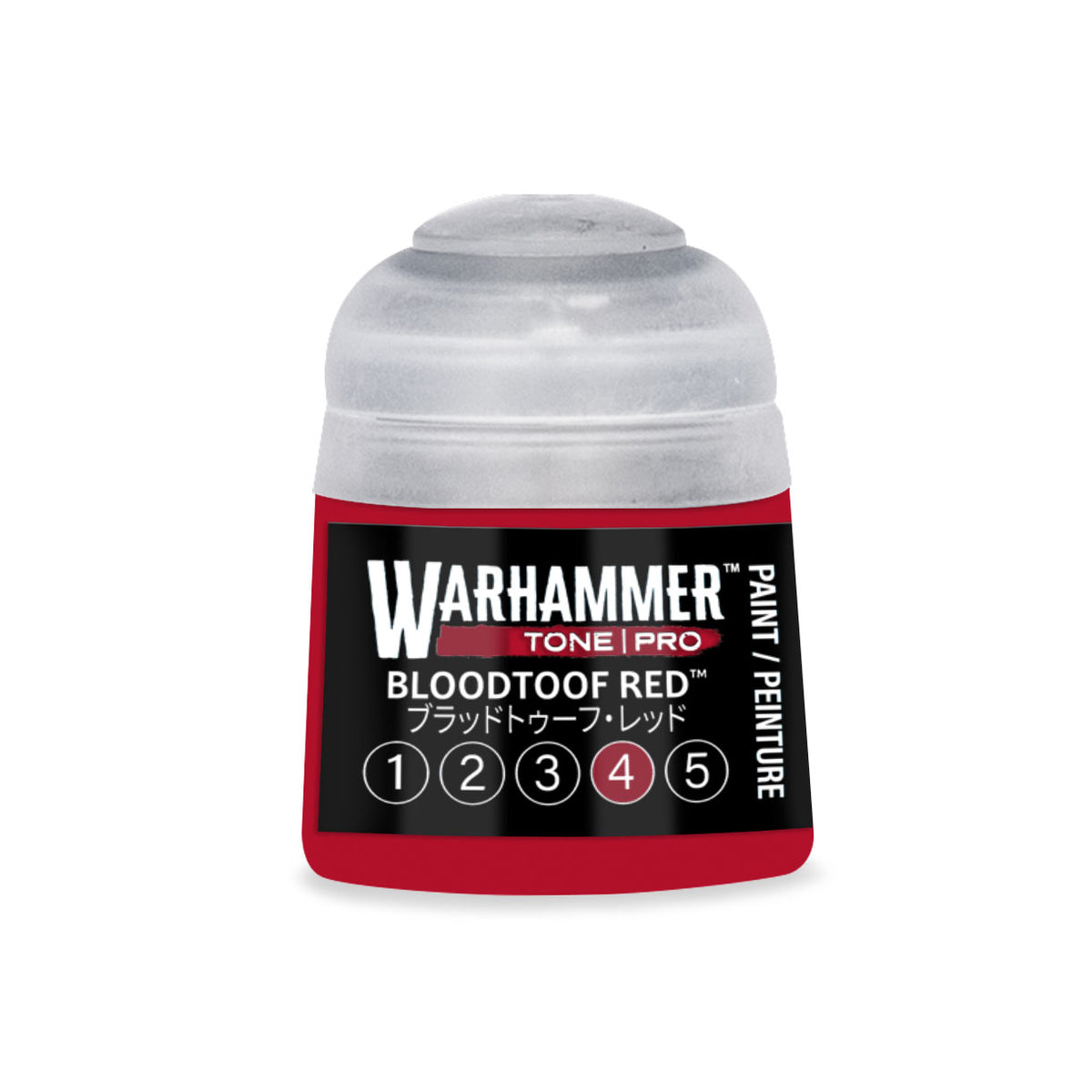 Warhammer Tone Pro Paint Bloodtoof Red 4 12Ml