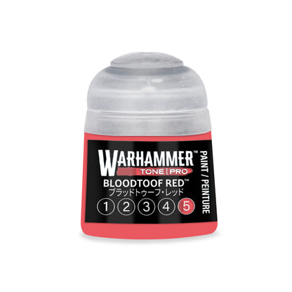 Warhammer Tone Pro Paint Bloodtoof Red 5 12Ml