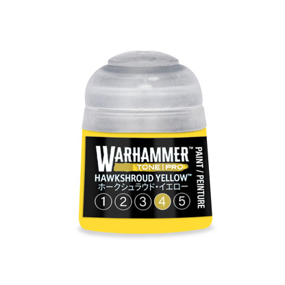 Warhammer Tone Pro Paint Hawkshroud Yellow 4 12Ml