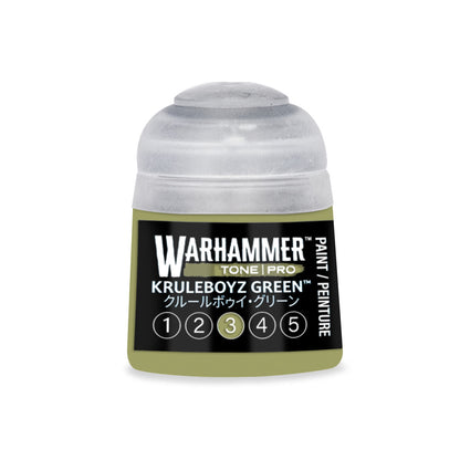 Warhammer Tone Pro Paint Kruleboyz Green 3 12Ml
