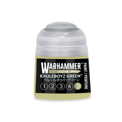 Warhammer Tone Pro Paint Kruleboyz Green 5 12Ml
