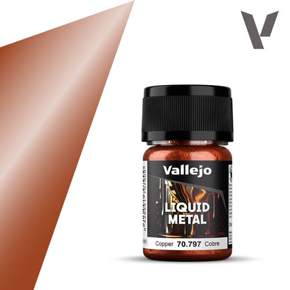 Vallejo Liquid Gold Alcohol Base Copper (35Ml)