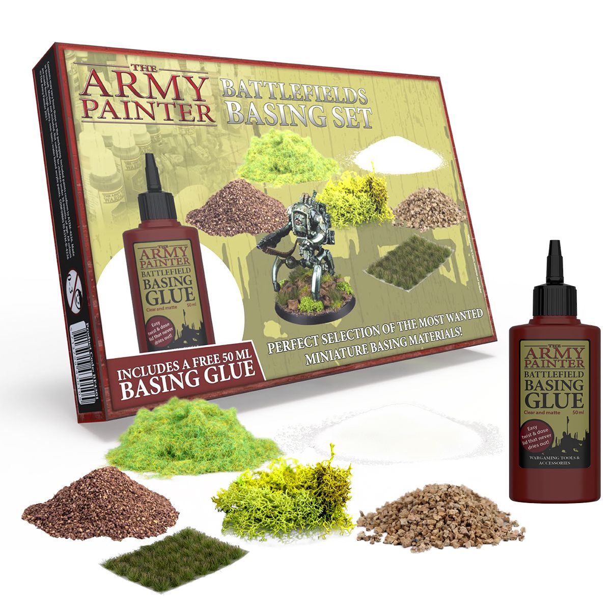Army Painter Battlefields Basing Set with Glue