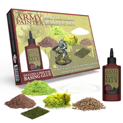 Army Painter Battlefields Basing Set with Glue